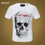 buy philipp plein t-shirt cotton 1978 skull blanc